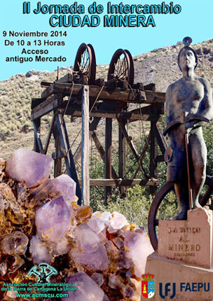 Federación Española de Mineralogía. Carteles antiguos de ferias y eventos