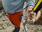 Excusión de mineralogía a Mina de plata de Bustarviejo