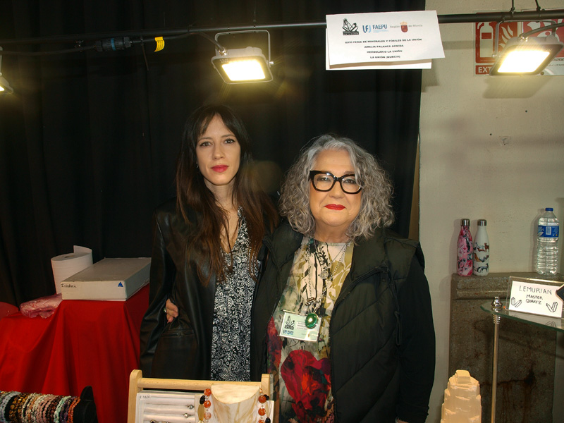 Stand de: Amalia Palanca Armida (HERBOLARIO LA UNIÓN). XXVI Feria de Minerales y Fósiles