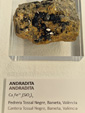 Exposición Tesoros de la Tierra. Minerales de la Comunidad Valenciana. Colección Juan Miguel Casanova Onrubia